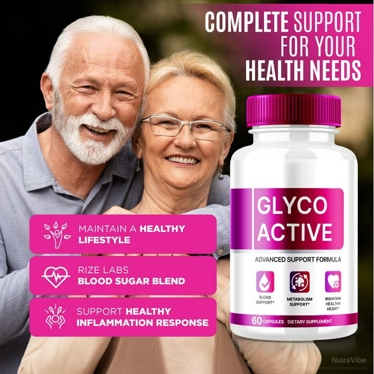 Glyco Active Capsules, Advanced Blood Support Supplement, All Natural  Formula to Maintain Healthy Levels, Maximum Strength for Overall Wellness,  GlucoActive Capsulas Reviews (60 Capsules) - Walmart.com