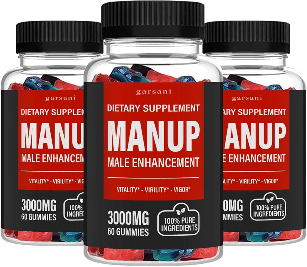 Man Up Gummies - ManUp Gummies (3 Pack, 180 Gummies)