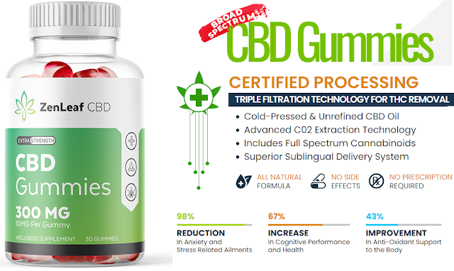 Zenleaf CBD Gummies 300mg Price — Ingredients, Side-Effects & Vital  Benefits!! | by Vigorpluxoffer | May, 2024 | Medium