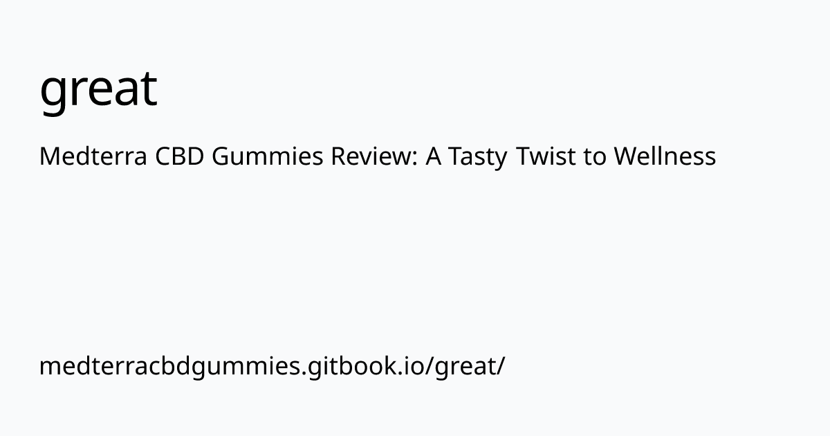 medterracbdgummies.gitbook.io