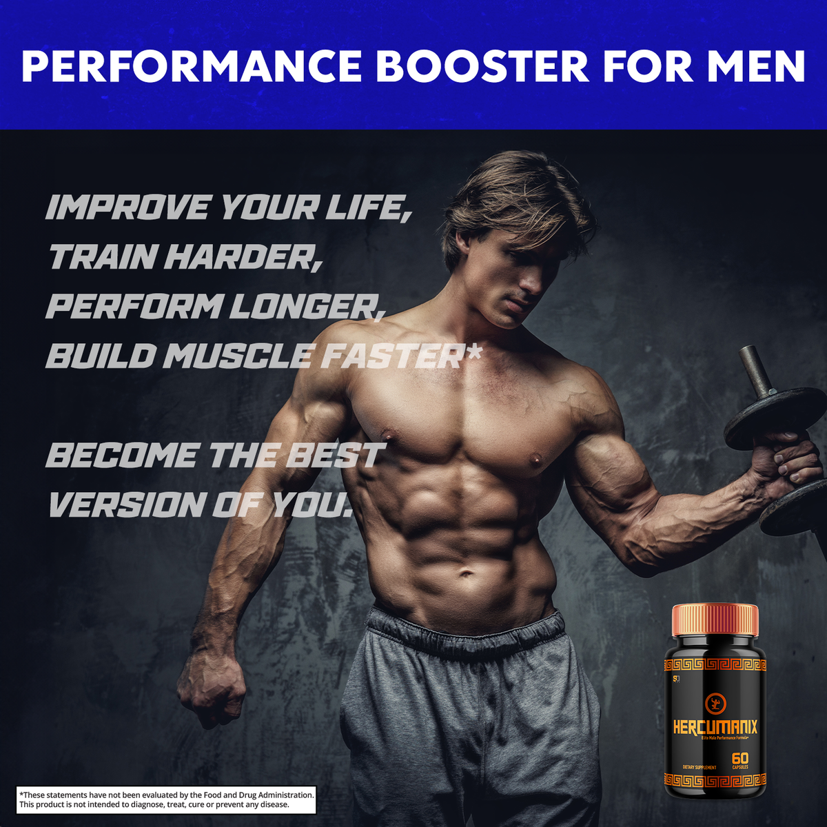 Hercumanix Elite Male Performance Formula for Energy and Vitality (5 Pack)  | eBay